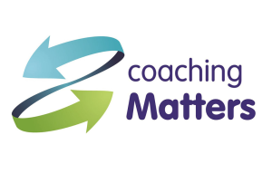 a icon of 2 arrows alongside the text coaching matter